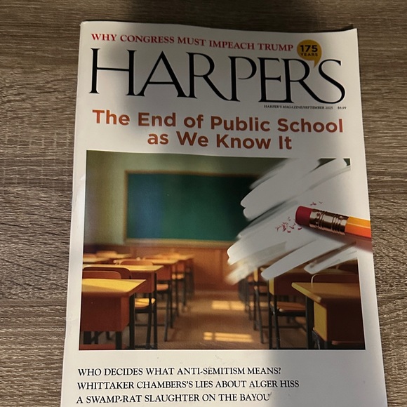 Harper Magazine - The End of Public School Edition - Picture 1 of 3